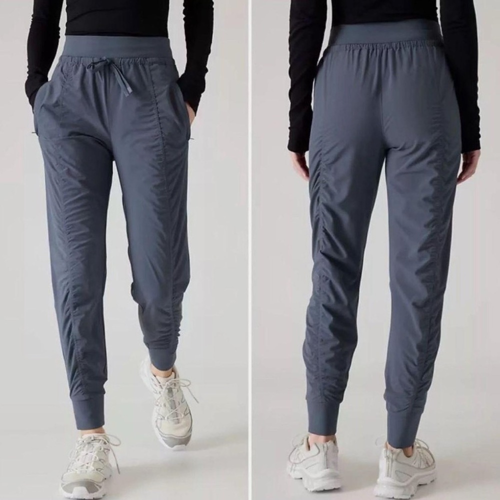 Athleta Attitude Mid Rise Jogger in Granite Blue
